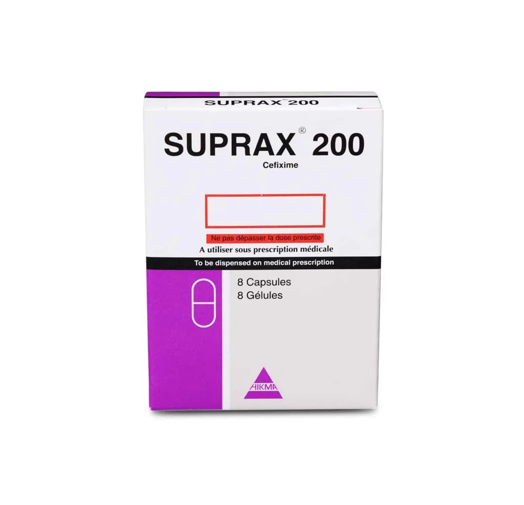 Suprax 200Mg 8/Cap