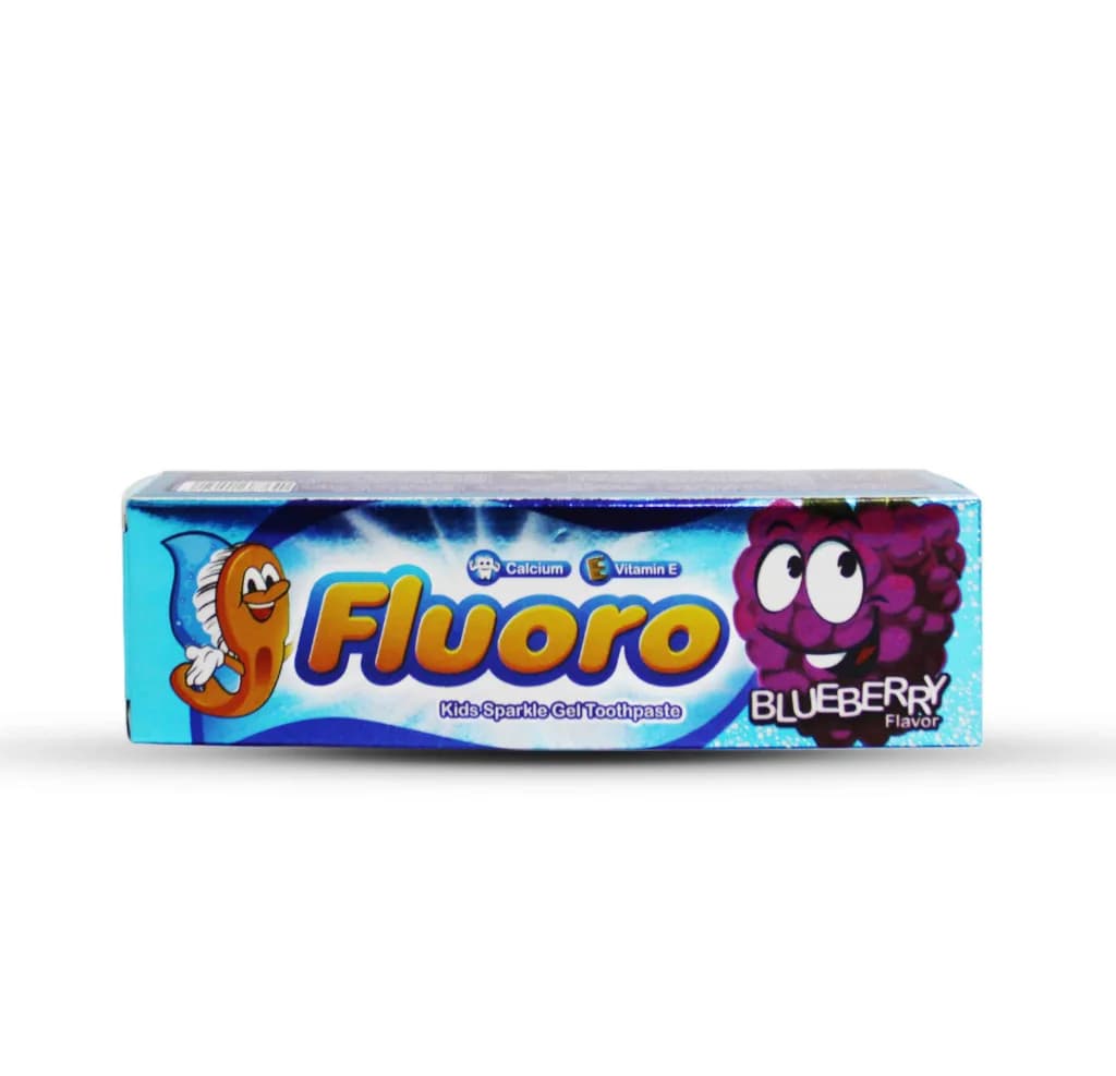 Fluoro Kids T.Paste Gel Blueberry 50G