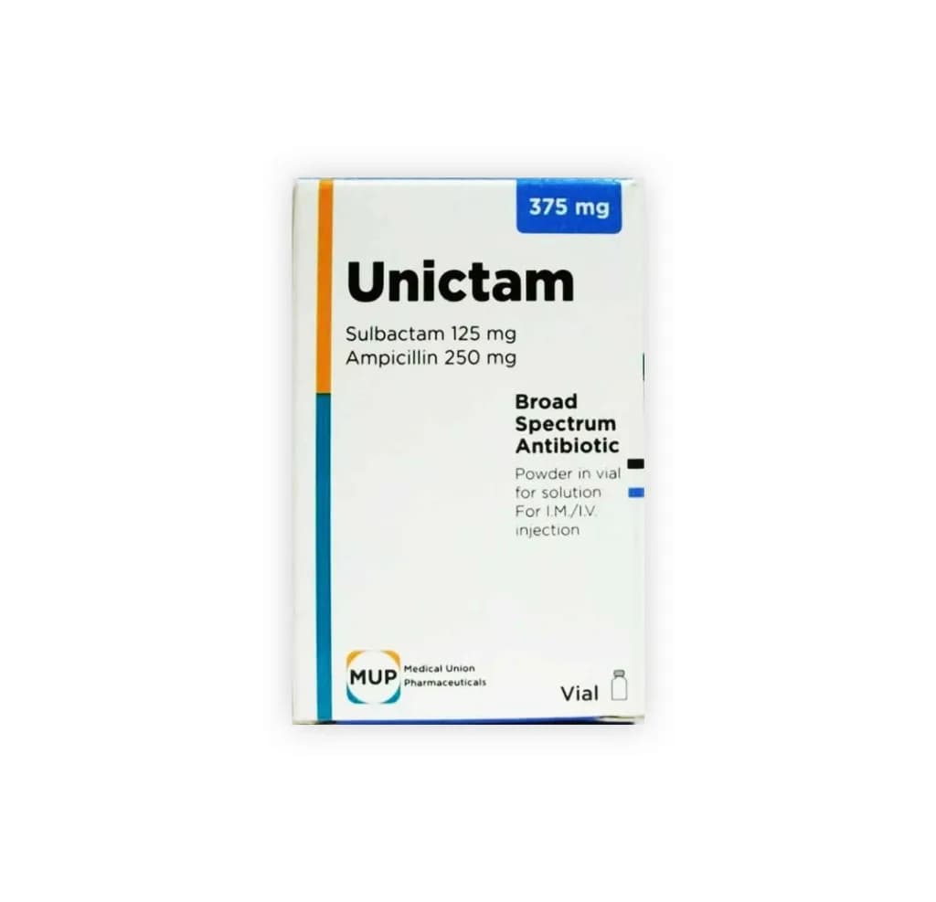 Unictam 375Mg (250/125Mg) 1 Vial