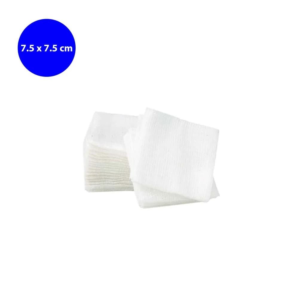 SURGICAL GAUZE SWAB 7.5X7.5CM