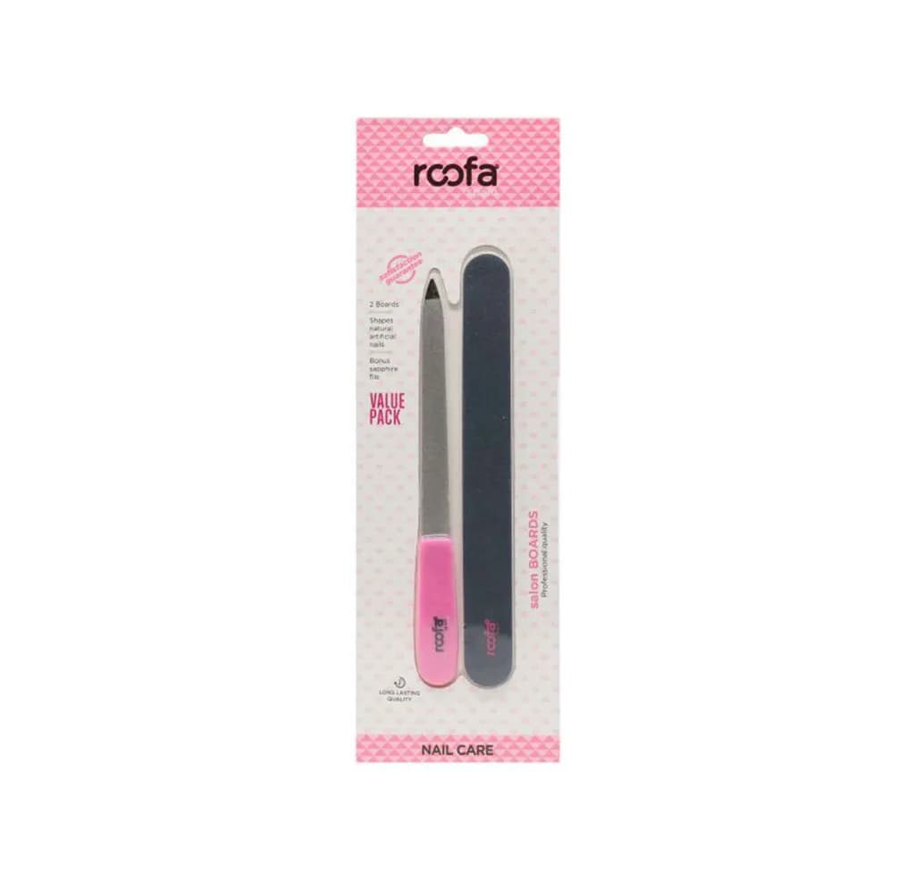 Roofa 2 File Nail Silver Board/Sapphir -048Nc