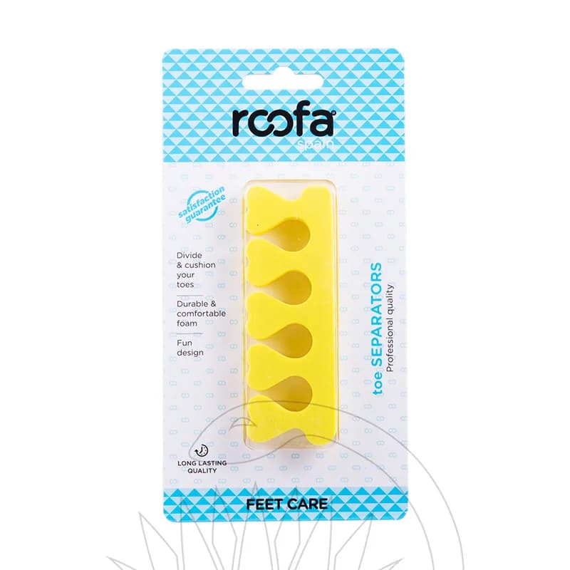 ROOFA TOE SPACERS YELLOW - 006FC