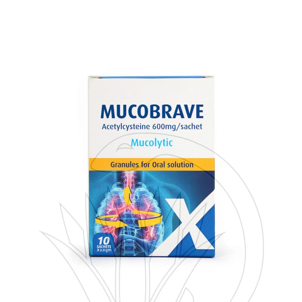 MUCOBRAVE 600MG 10/SACH