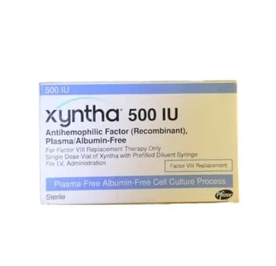 XYNTHA (FACTOR 8) 500IU 1/VIAL IV @?#