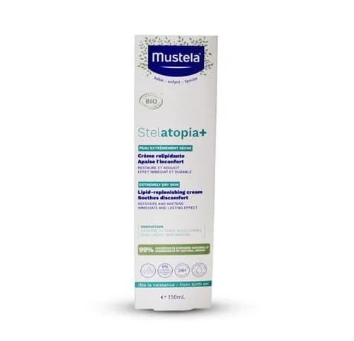 Mustela Stelatopia Lipid-Replenishing Cream for Baby 150ml