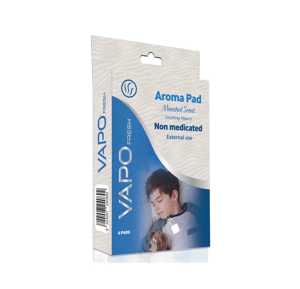 Vapo Fresh Aroma Pad Menthol Scent 6 Pieces