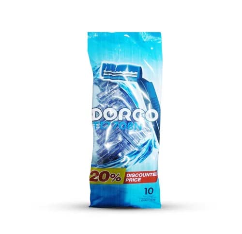 Dorco TD708N Disposable Razor Twin Blade 10Pcs - 20% Offer