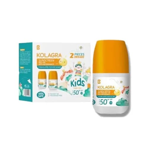 Kolagra Sunscreen Roll-On For Kids Spf50+  60ml