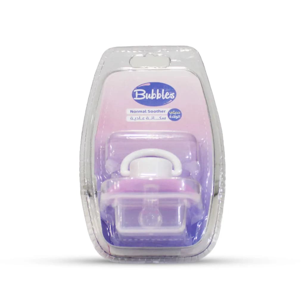 Bubbles Normal Soother for New Born -  Pink
