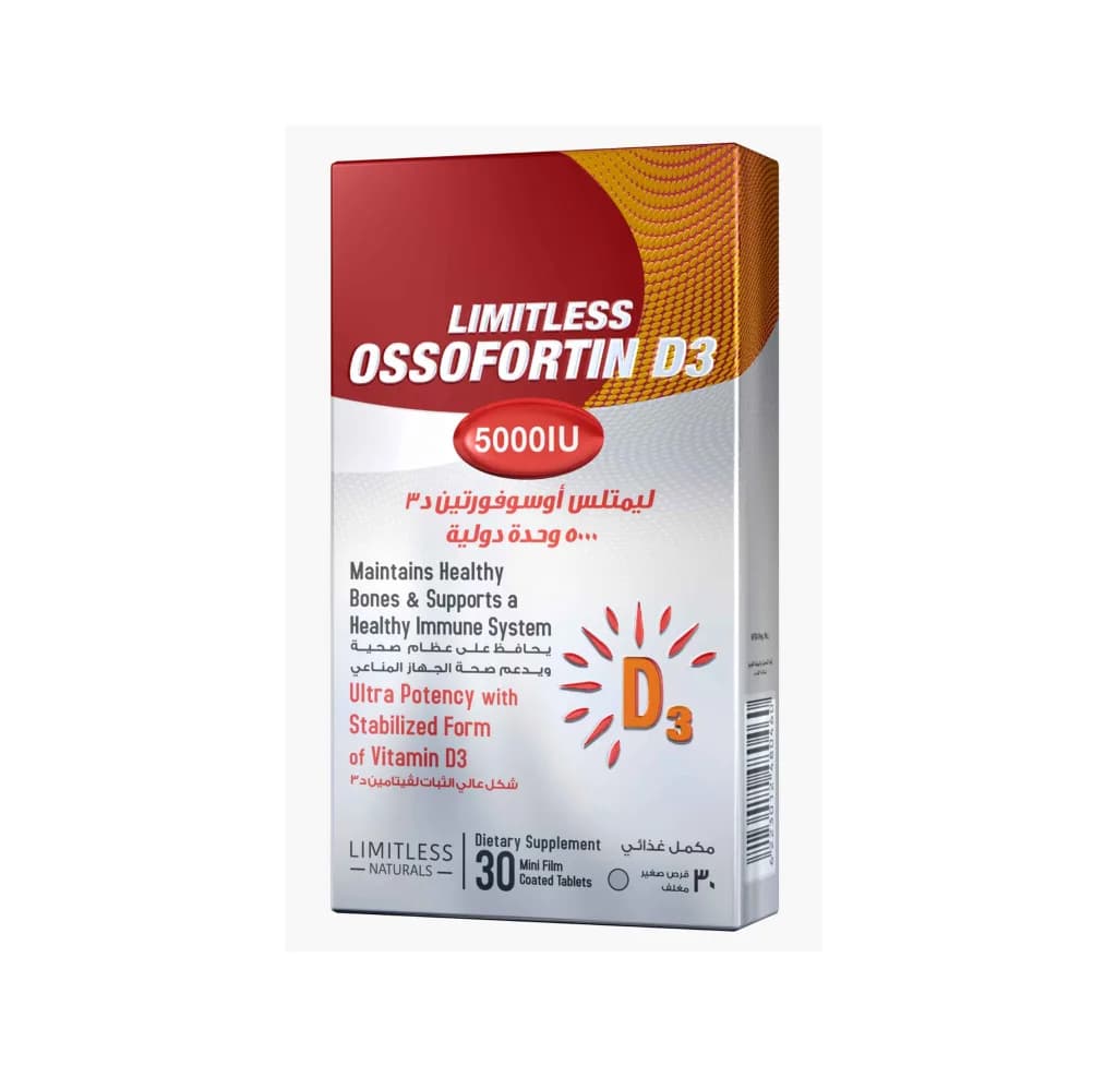 Ossofortin Original D3 5000Iu 30 Tablets