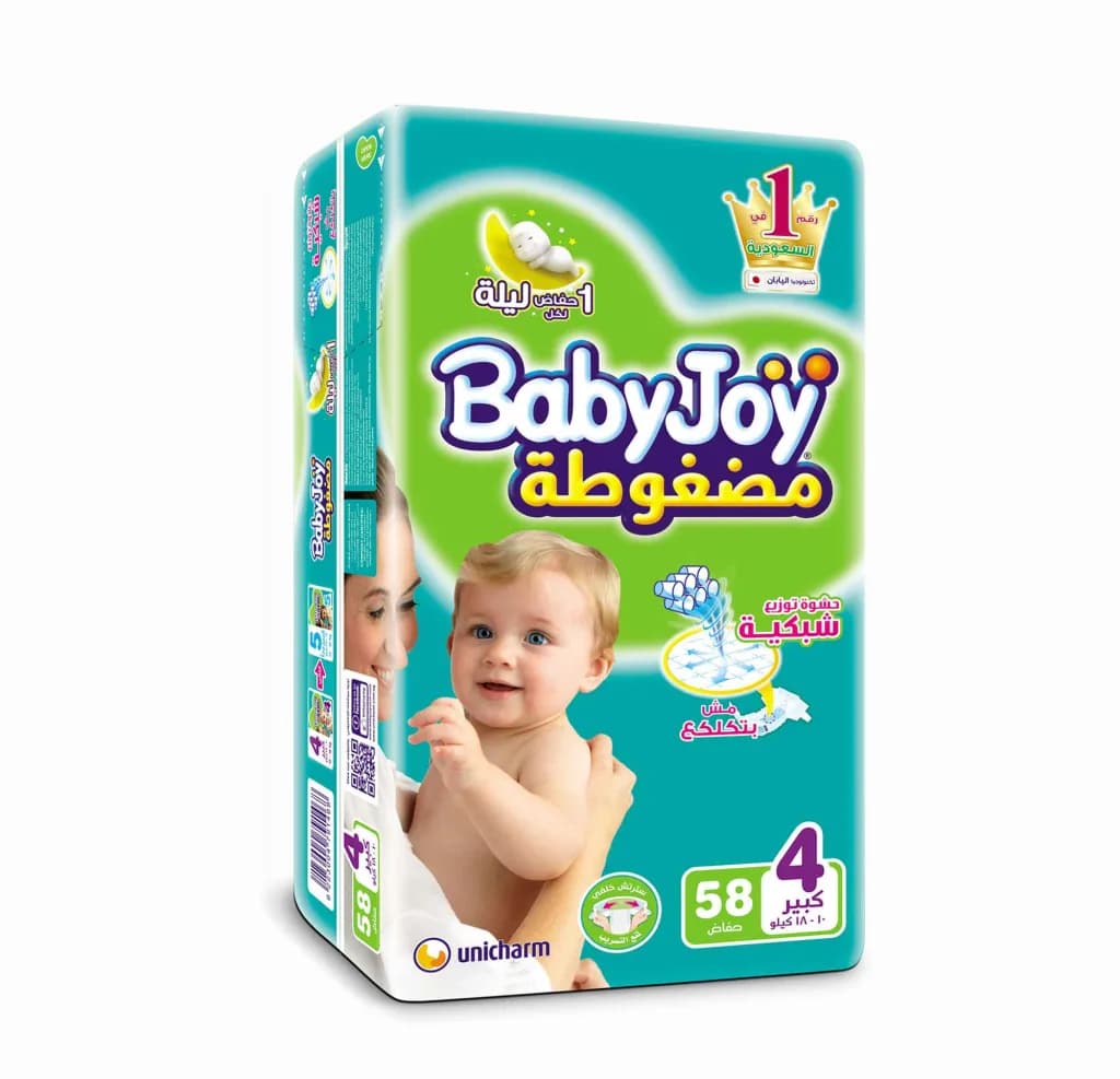 Baby Joy Premium 4 Large (10-18Kg) 58P