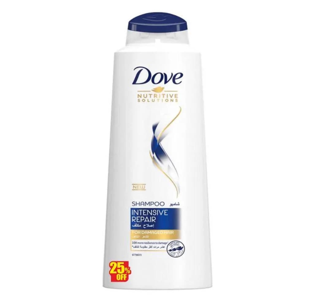 Dove Shampoo Intensive Repair 600Ml - 25% Off