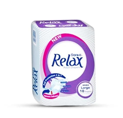 RELAX ADULT DIAPERS L (111-147CM) 10P