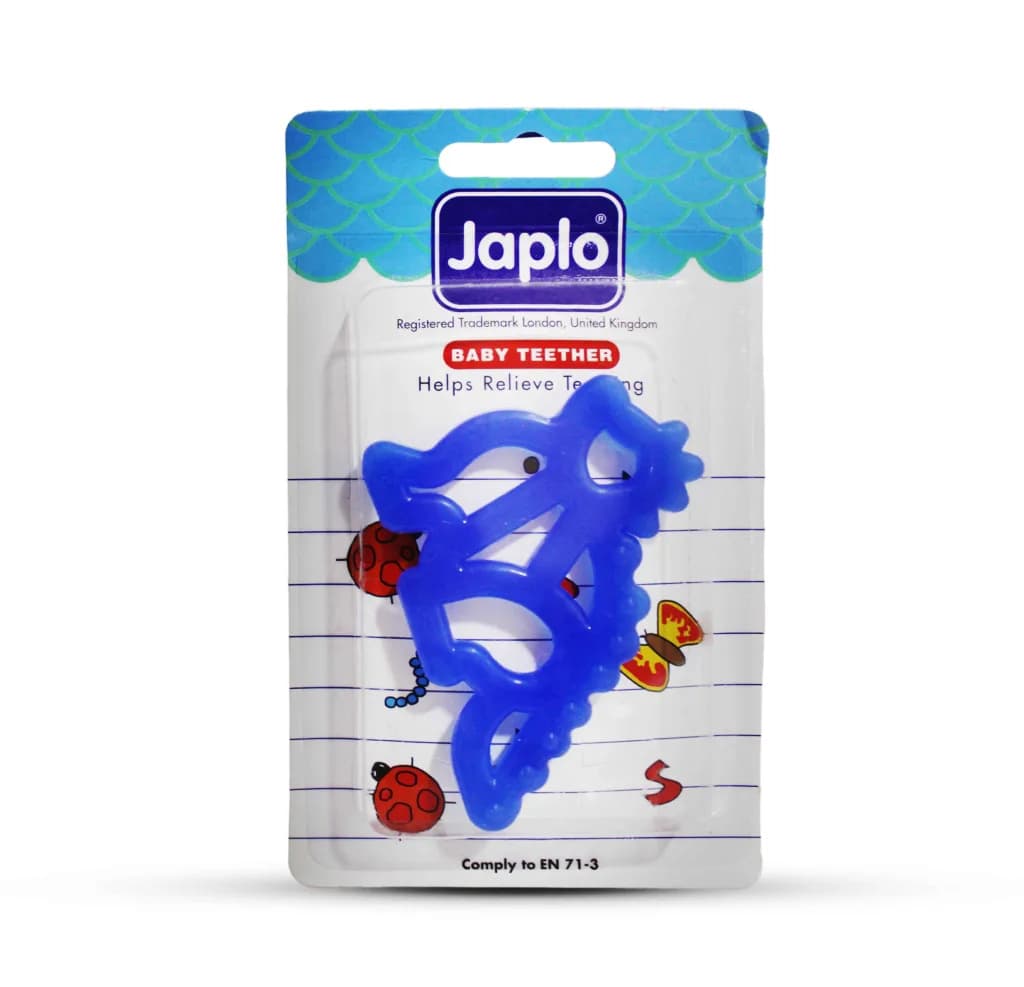 Japlo Teether-Dinasour Stego (Blue)