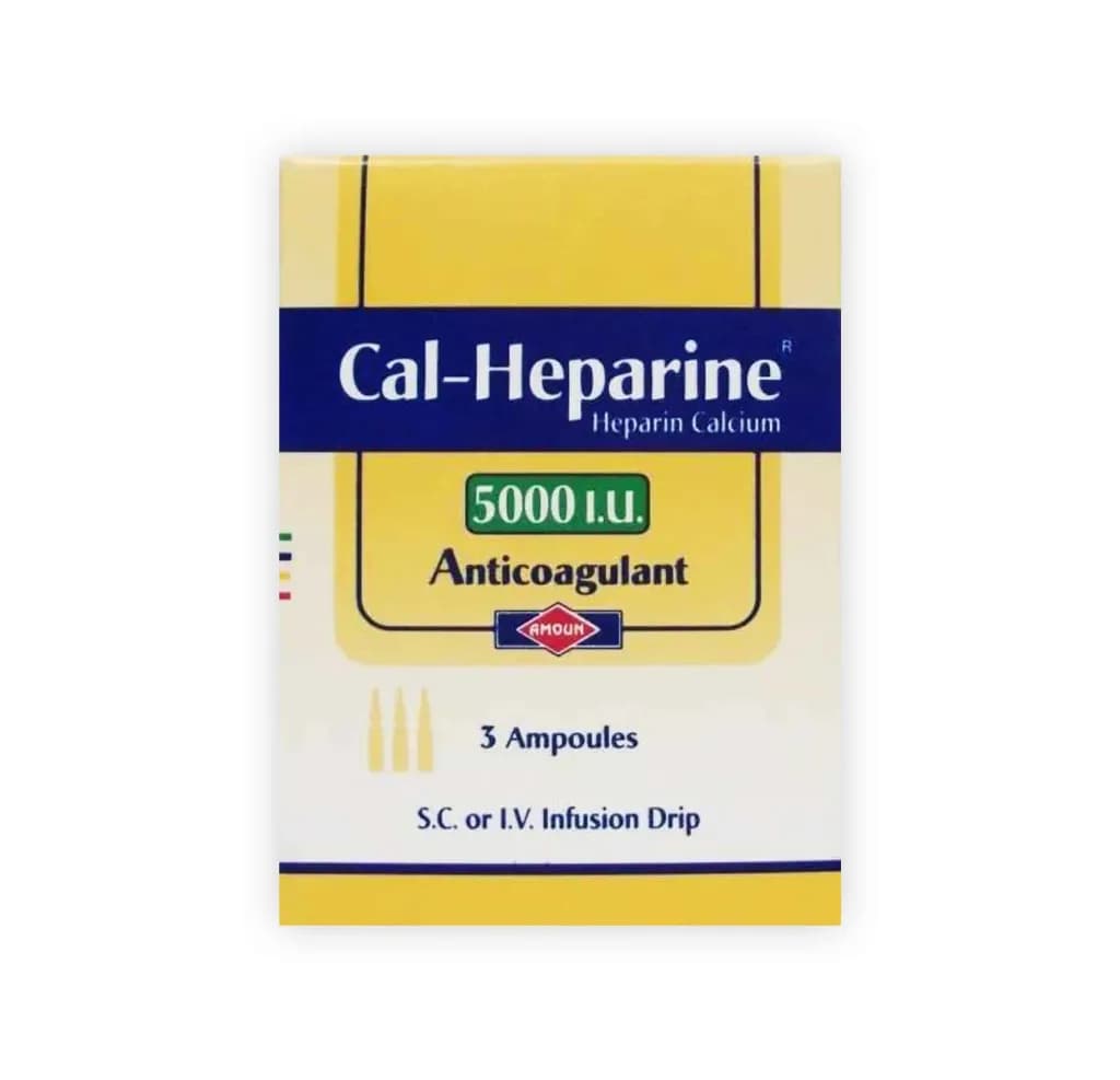 Cal Heparine 5000Iu 3 Ampoules