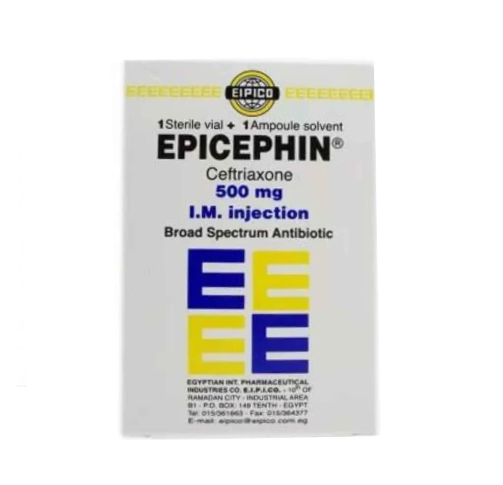 Epicephin 500Mg 1 Vial Im