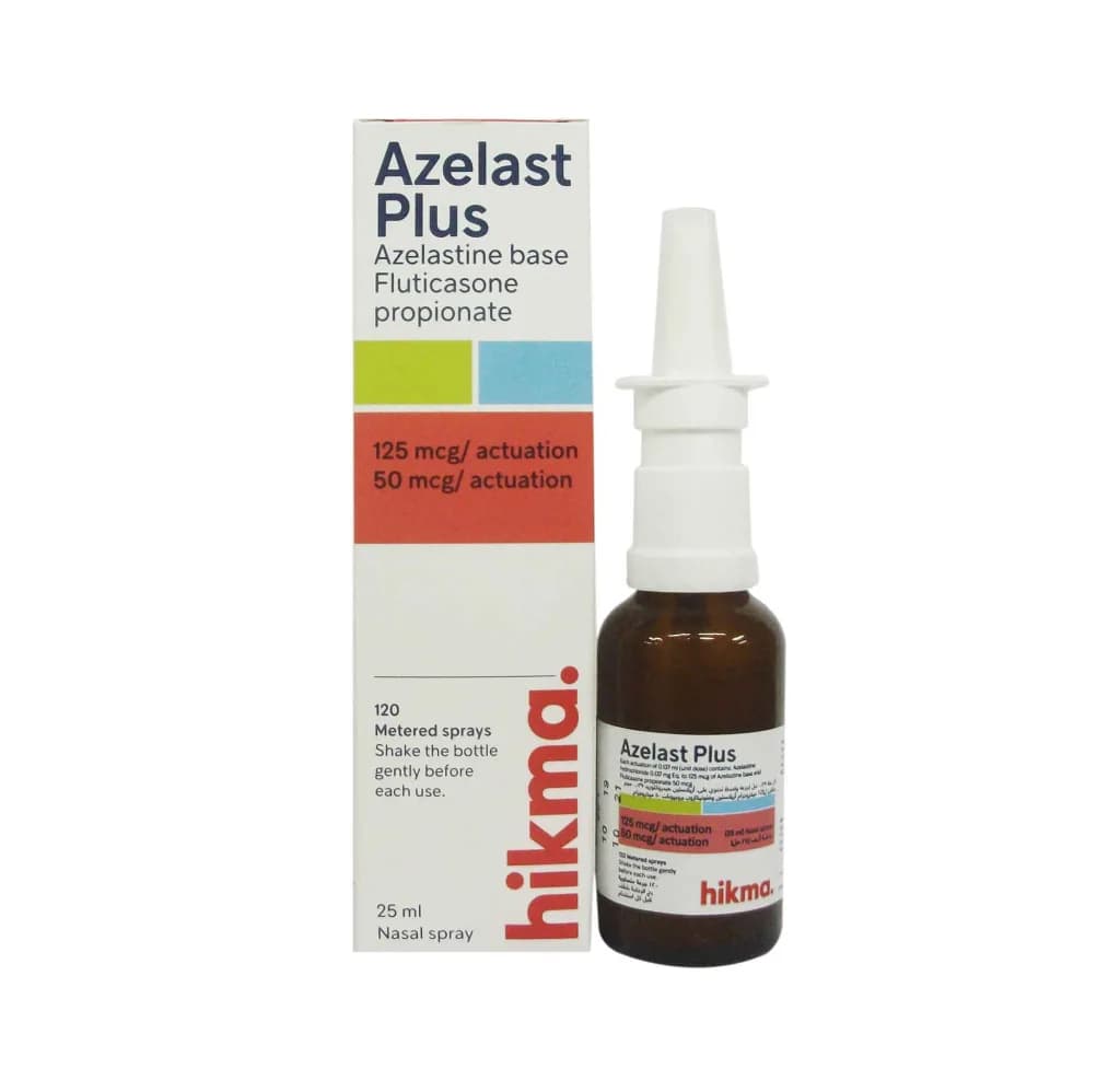 Azelast Plus 125/50Âµg Nasal Spray 25Ml