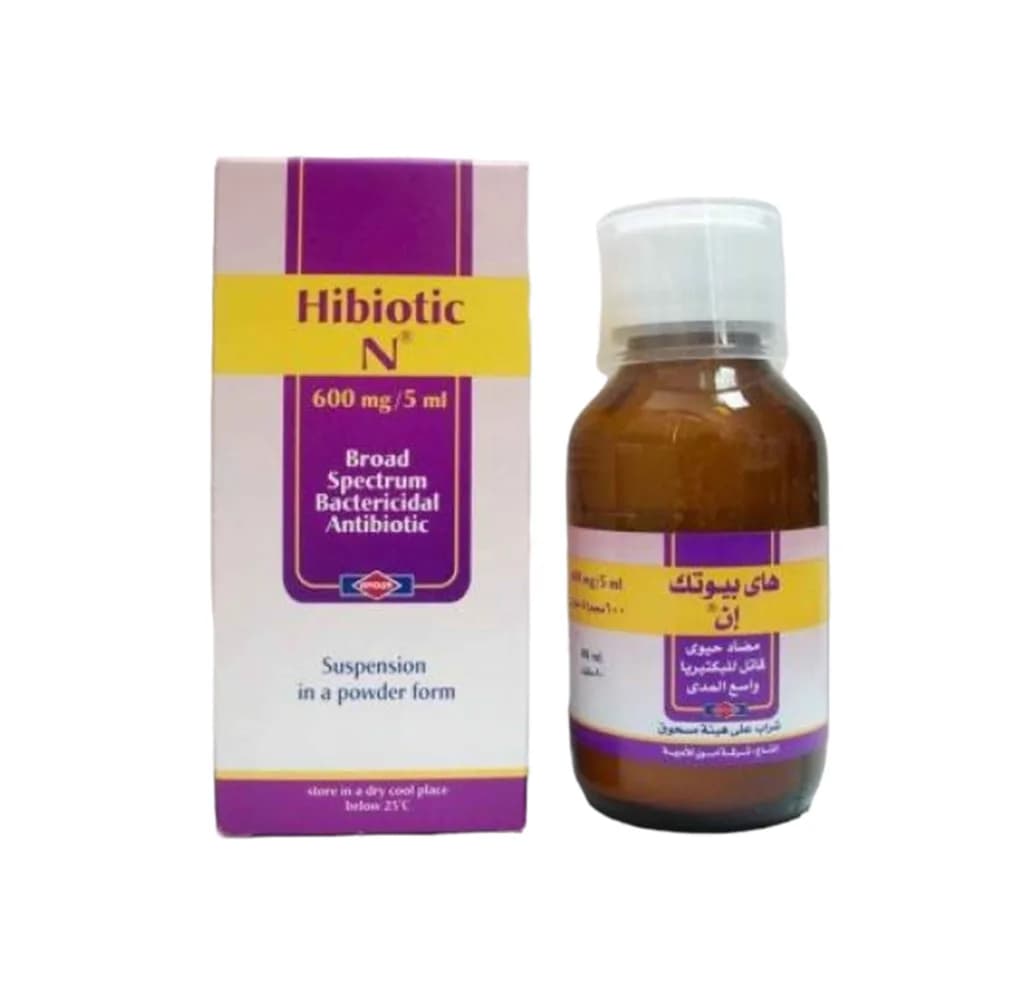 HIBIOTIC-N 600MG/5ML SUSP 80ML
