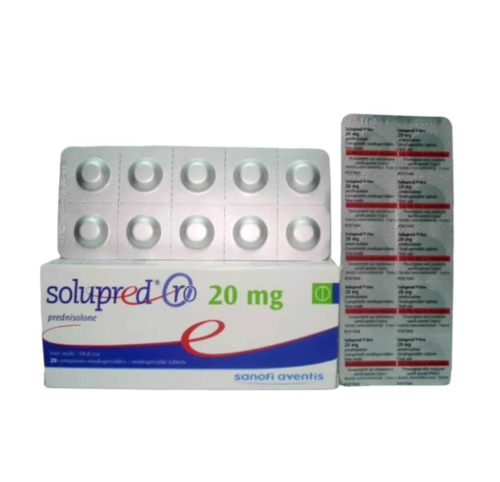 SOLUPRED ORO 20MG 20/TAB?