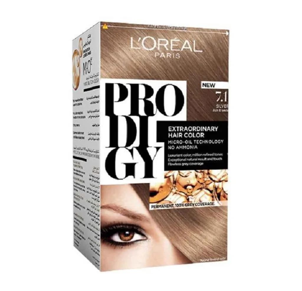 L'oreal Prodigy Ammonia Free Hair Color - 7.1 Ash Blonde