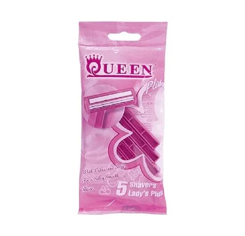 Queen Plus Twin Blades Disposable Razor 5Pcs - Q155P