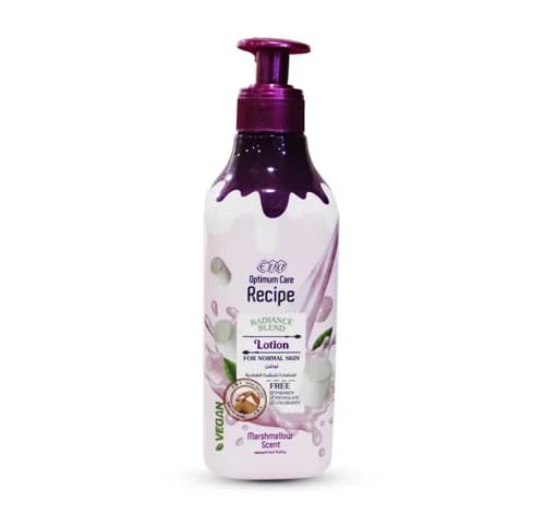 Eva Optimum Care Recipe Radiance Blend Lotion 370m Marshmallow Scent