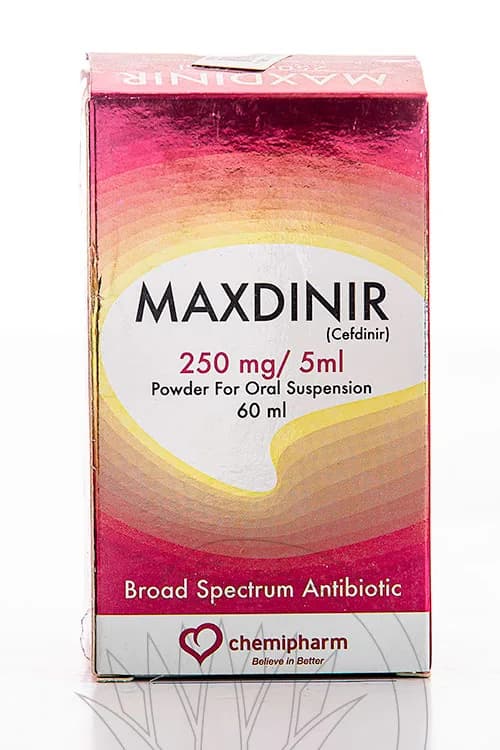 MAXDINIR 250MG/5ML SUSP 60ML