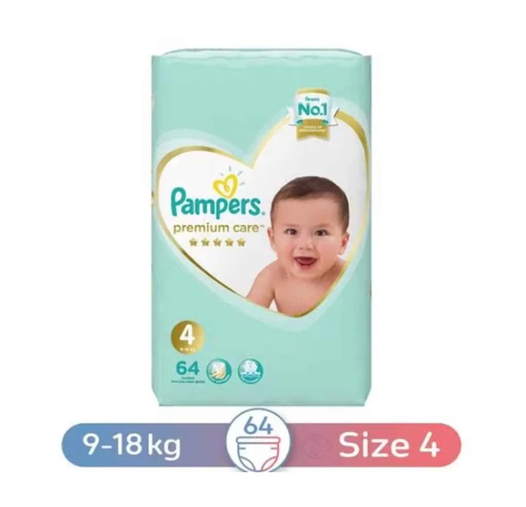Pampers Premium 4 Maxi (7-18Kg) 64P