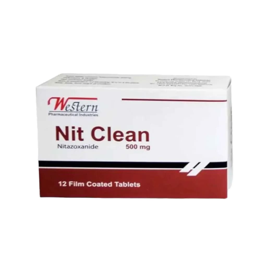 NIT CLEAN 500MG 12/TAB