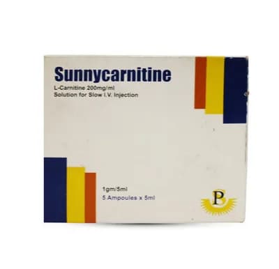 SUNNYCARNITINE 1GM/5ML X 5 AMP