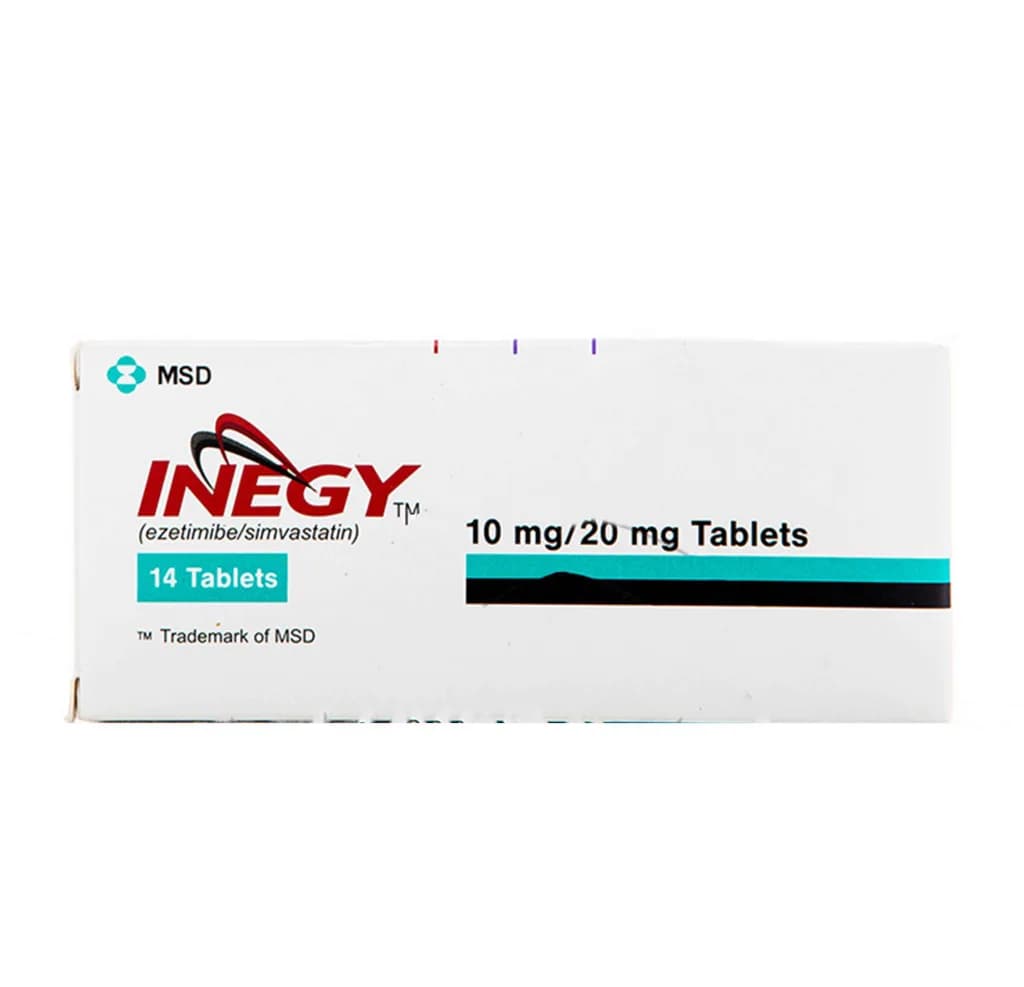 Inegy 10/20Mg 14 Tablets