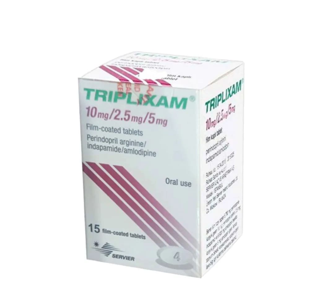 Triplixam 10/2.5/5mg 15 Film Coated Tablets