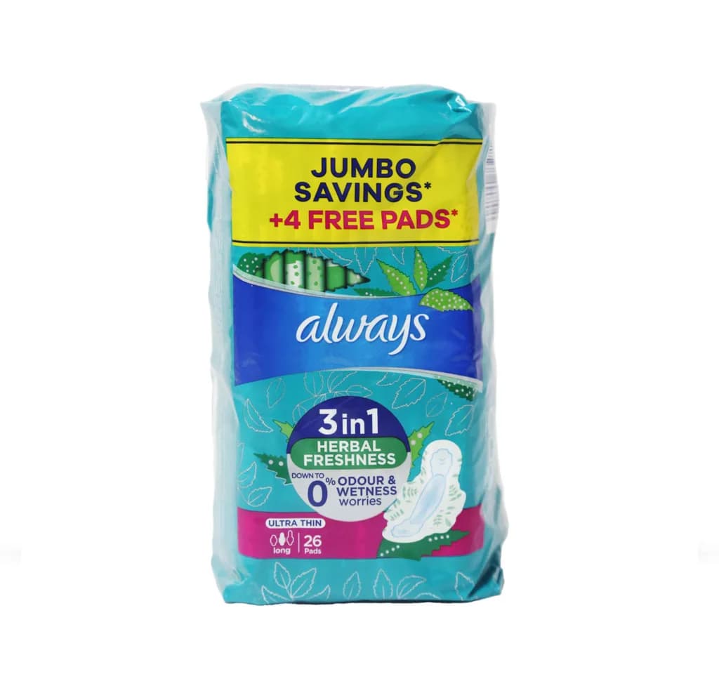 ALWAYS ULTRA LONG HERBAL FRESH 26P