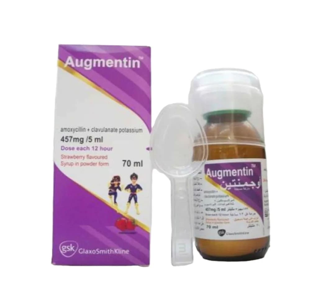 Augmentin 457Mg/5Ml Suspension 70Ml