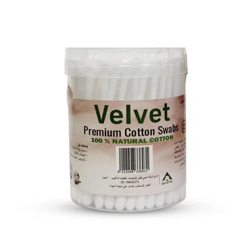 Velvet Premium Cotton Swabs 120Pcs
