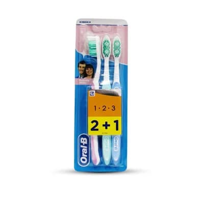 ORAL-B 3EFFECT DELICATE WHITE MED-40 2+1