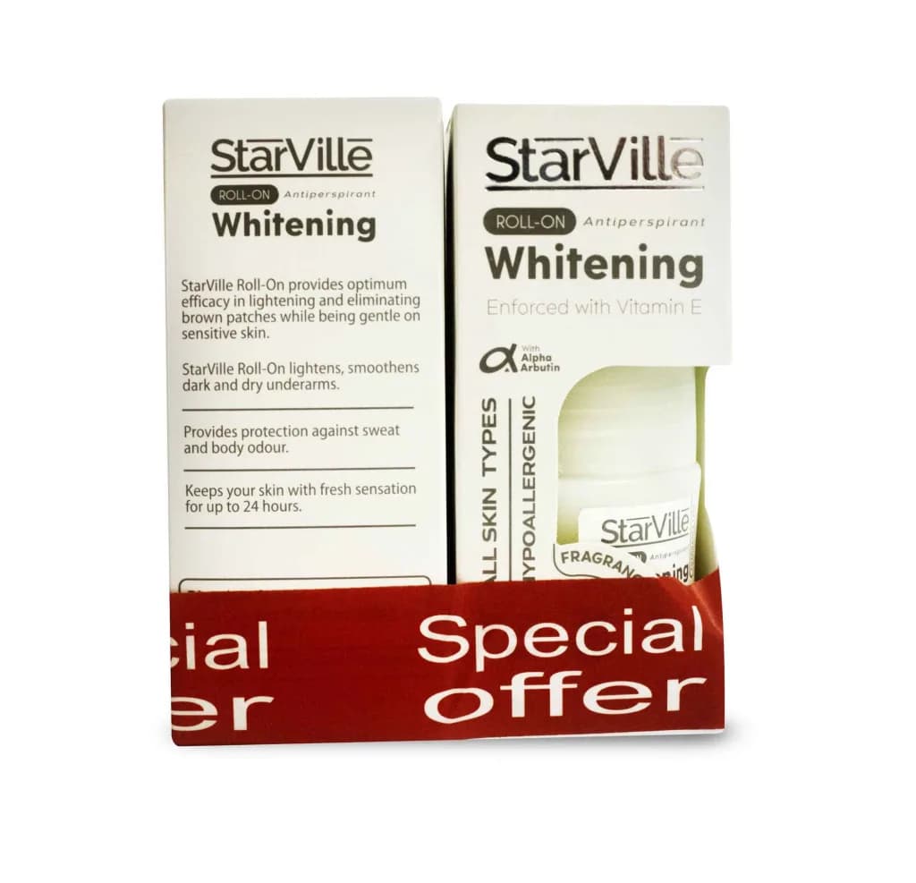 StarVille Whitening Roll On Fragrance Free 60ml