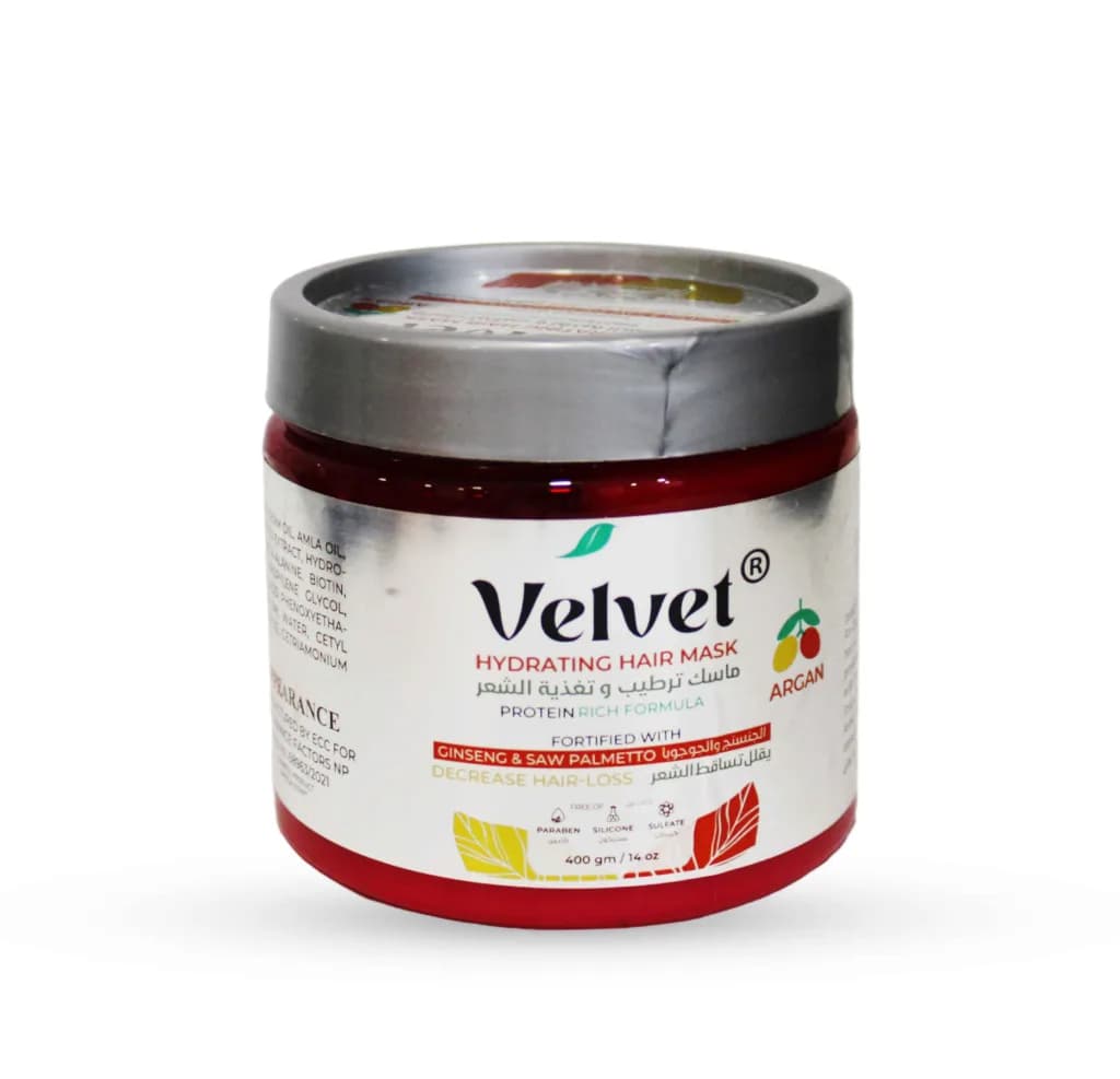 Velvet Hydrating Hair Mask with Argan Oil 400gm
