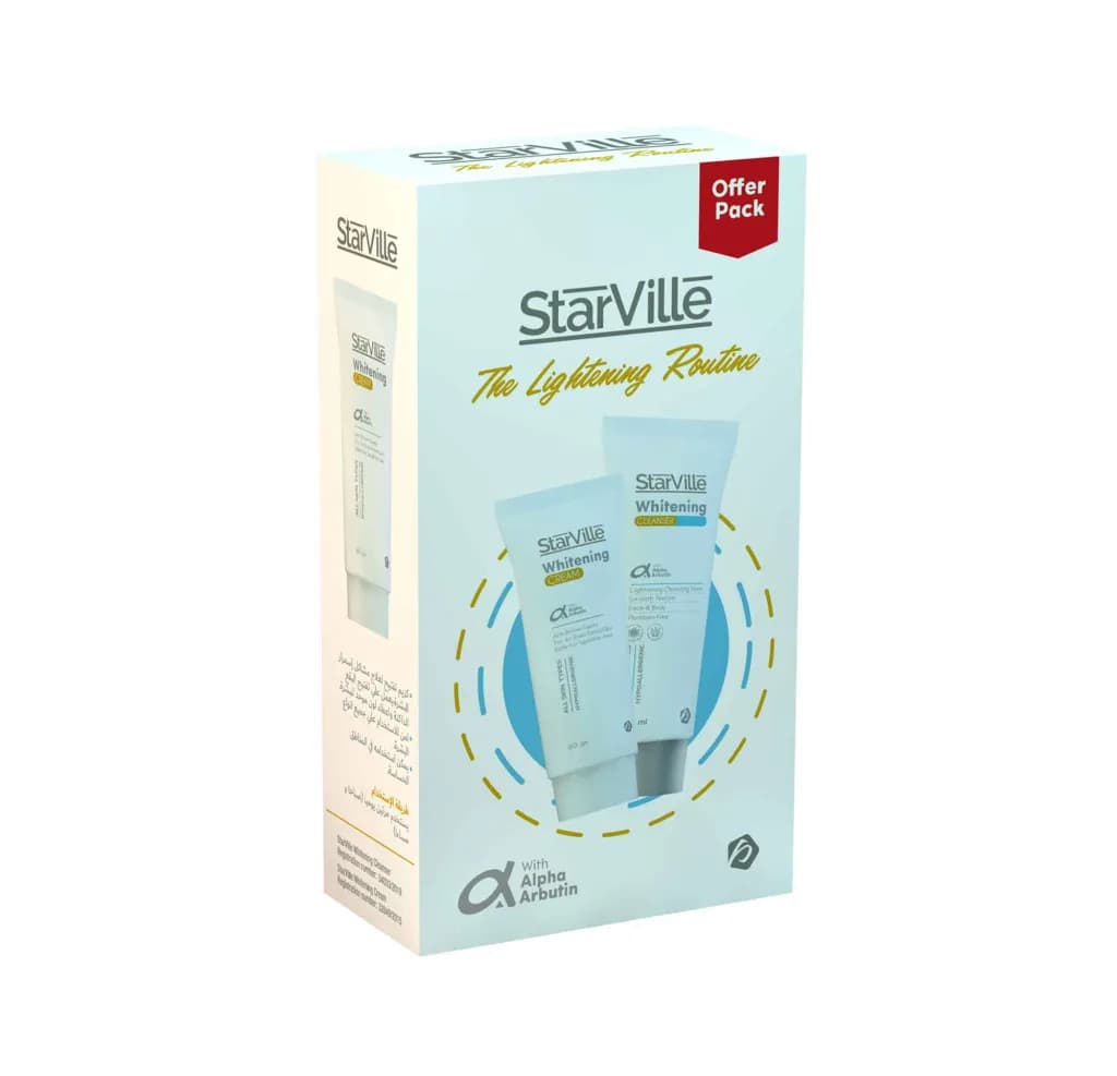 StarVille Offer Whitening Cream 60gm + Whitening Cleanser 200ml