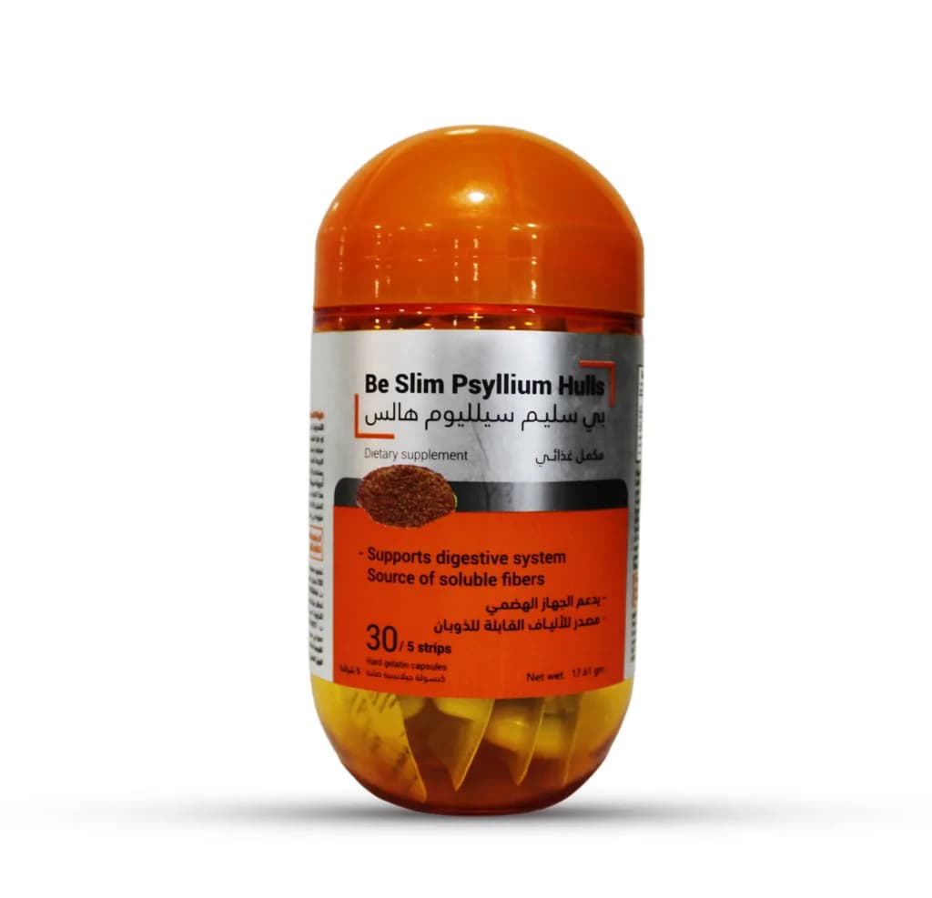 Be Slim Psyllium Hulls 30 Hard Gelatin Capsules