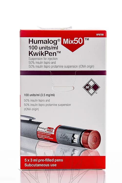 HUMALOG KWIKPEN MIX 50 5X3ML PEN @?