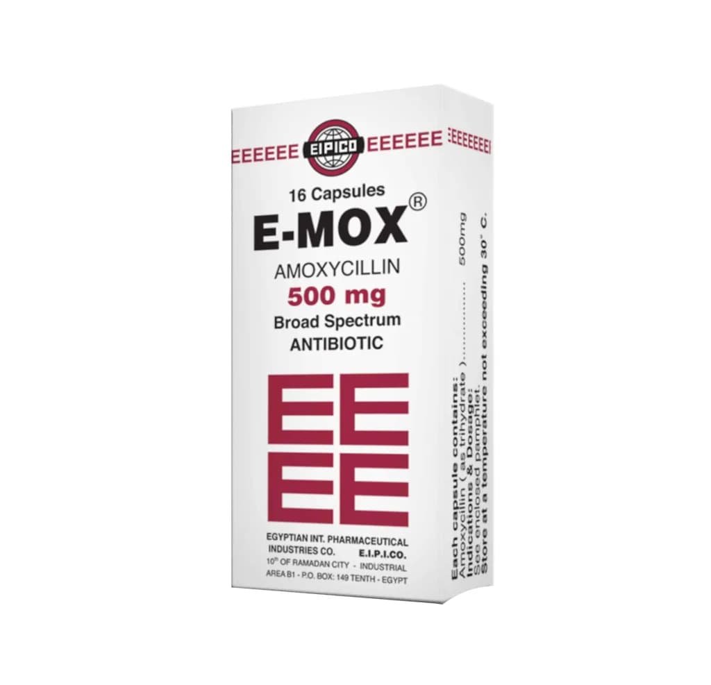E Mox 500Mg 16 Capsules