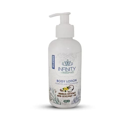 Infinity Naturals Body Lotion Vanilla Extract and Coconut Oil 250ml