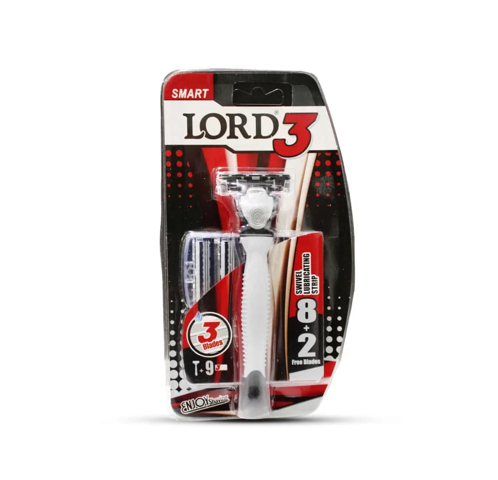 Lord Smart-3 Triple Blades Disposable Razors + 9 Blades S331