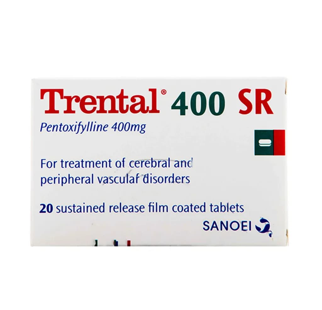 Trental Sr 400Mg 20 Tablets