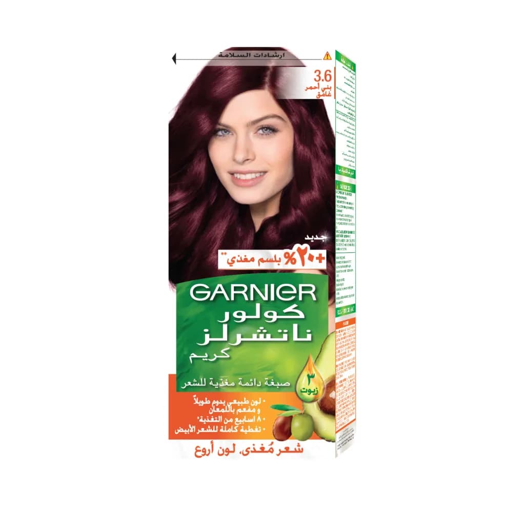 Garnier Color Natural 3.6 Deep Red Brown