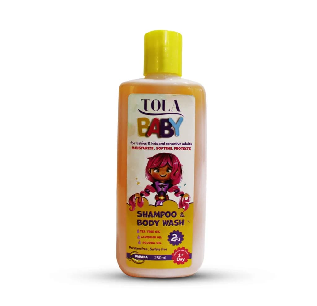 TOLA SHAMP&BODY WASH BANANA 2X250ML-OFF