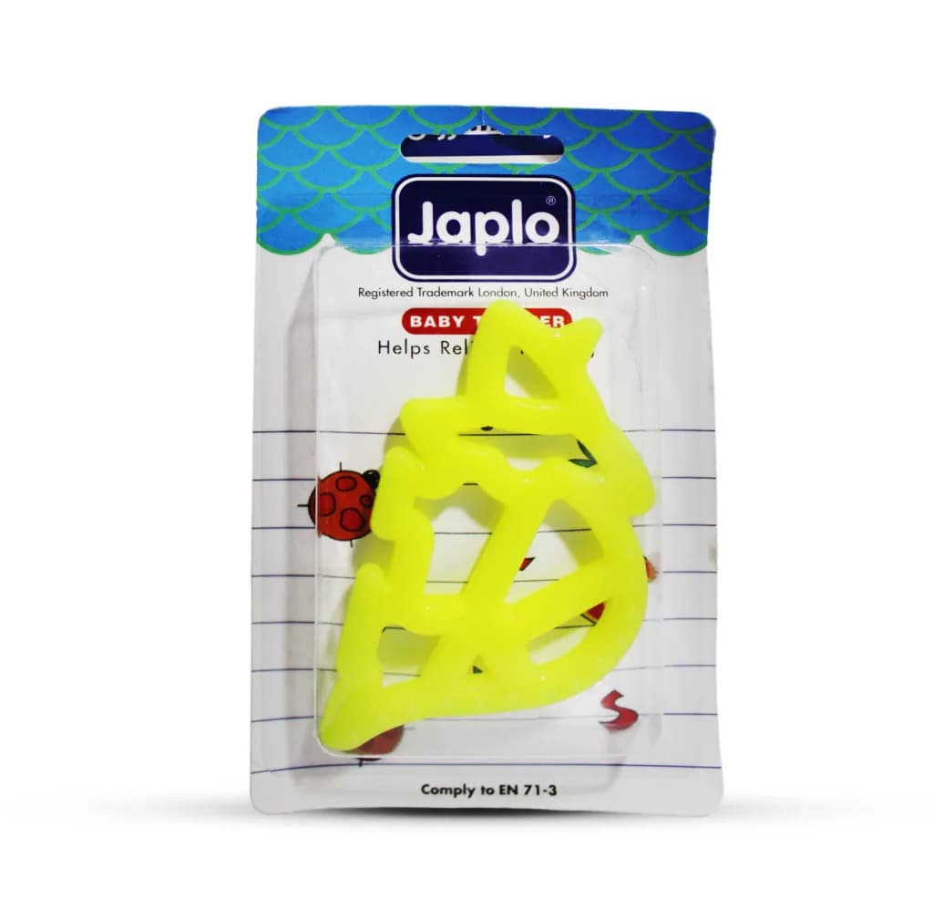 Japlo Teether-Dinasour Tricer (Green)