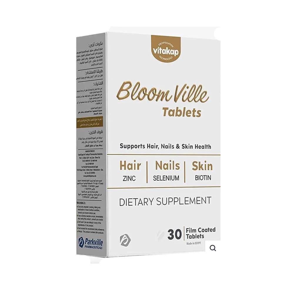 Bloom Ville (Zinc, Selenium,Biotin ) 30 Tablets