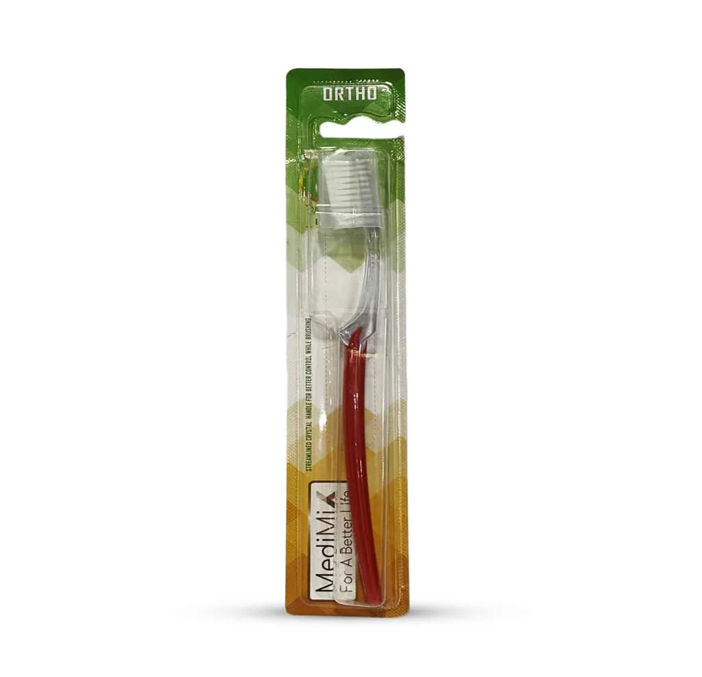 Medimix Toothbrush Ortho with Cap - Medium